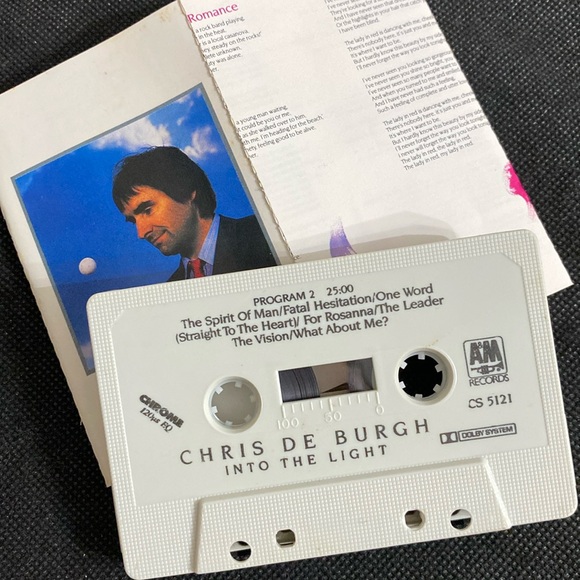 Vintage classic 86’s cassette tape-Chris De Burgh: Into the Light - Picture 4 of 6